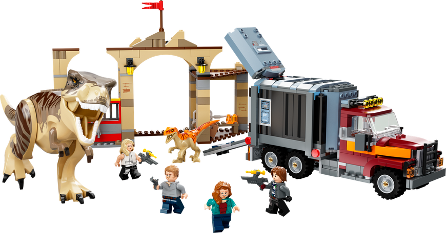 LEGO Jurassic World Втеча тиранозавра і атроцираптора 76948 76948