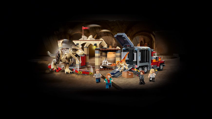 LEGO Jurassic World Втеча тиранозавра і атроцираптора 76948 76948