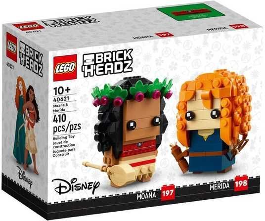 Купити Конструктор LEGO Brick Headz Моана та Меріда 40621 в БрікСтор