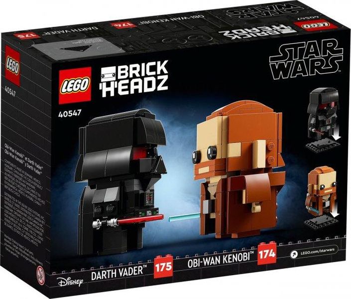 LEGO Brick Headz Оби-Ван Кеноби и Дарт Вейдер 40547 40547