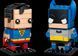 Конструктор LEGO BrickHeadz DC: Супермен&trade; та Бетмен&trade; Золотої епохи 40859 40859 фото офіційного постачальника Brick Store 2