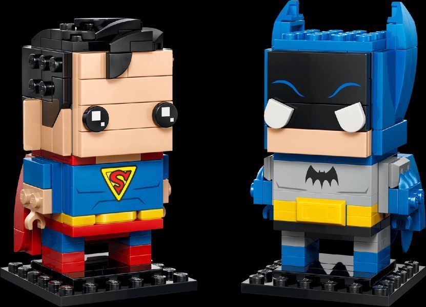 Конструктор LEGO BrickHeadz DC: Супермен&trade; та Бетмен&trade; Золотої епохи 40859 40859 фото БрікСтор
