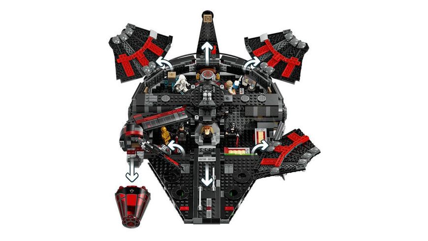 Конструктор LEGO® Star Wars™ Темний сокіл 75389 75389