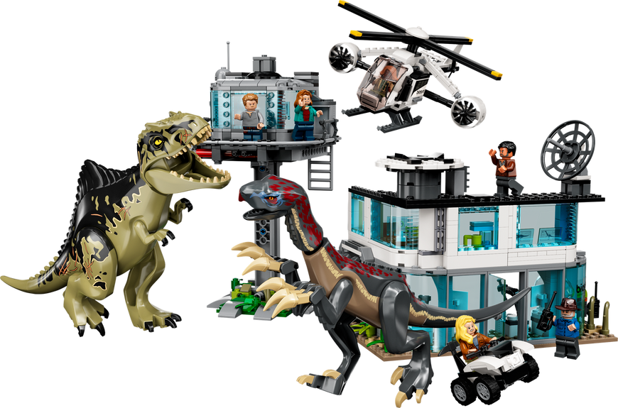 LEGO Jurassic World Нападение гиганотозавра и теризинозавра 76949 76949