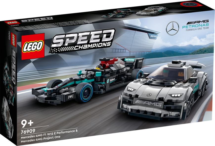 LEGO® Speed ​​Champions Mercedes-AMG F1 W12 E Performance та Mercedes-AMG Project One 76909 76909