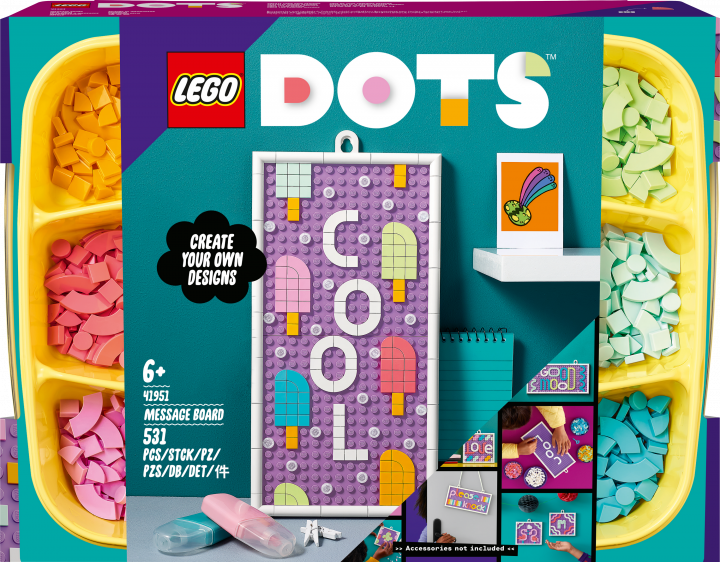 Конструктор LEGO DOTS Дошка для написів 531 деталь 41951 41951