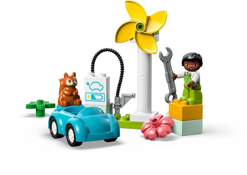 LEGO® DUPLO® Town Вітрова турбіна та електромобіль 10985 10985