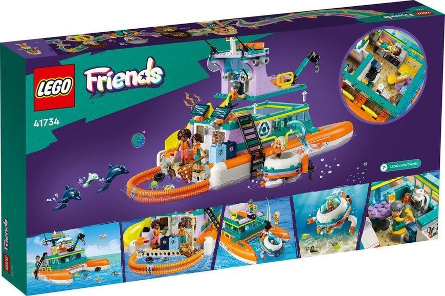 Конструктор LEGO Friends Лодка морской спасательной бригады 41734 41734