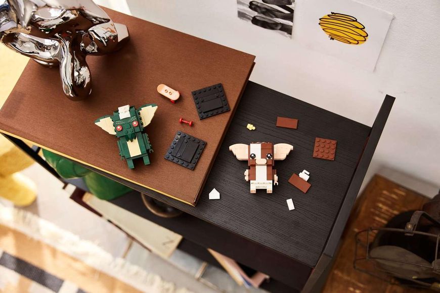 Конструктор LEGO&reg; BrickHeadz&trade; &laquo;Гремліни: Гізмо&trade; і Стріп&raquo; 40919 40919 фото БрікСтор
