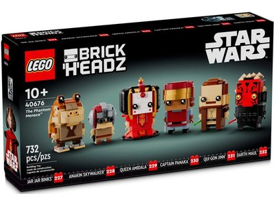 Конструктор LEGO Star Wars™ BrickHeadz Прихована загроза 40676 40676