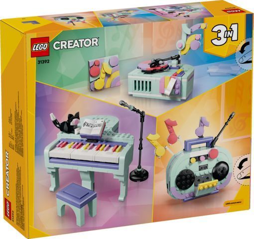 Конструктор LEGO&reg; Creator 3 в 1 Фортепіано з котом 31392 31392