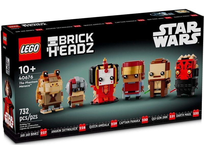 Конструктор LEGO Star Wars™ BrickHeadz Прихована загроза 40676 40676