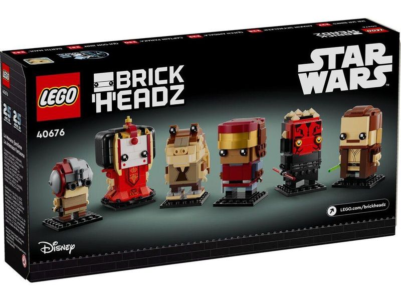 Конструктор LEGO Star Wars™ BrickHeadz Прихована загроза 40676 40676