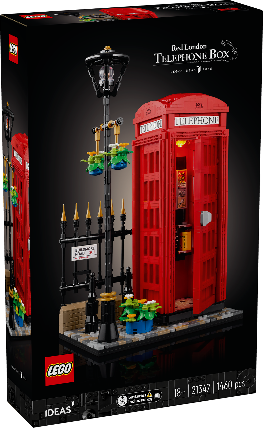 LEGO 21347 Красная Лондонская Телефонная Будка: Культовый символ в вашем доме | Brickstore