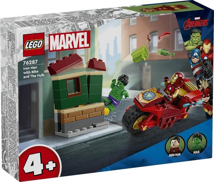 Конструктор LEGO® Marvel Железный Человек на мотоцикле и Галк Набор 76287 76287