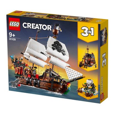 Конструктор LEGO Creator Пиратский корабль 3 в 1 31109 31109