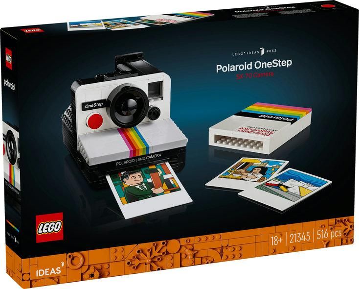 Конструктор LEGO® Ideas Фотоапарат Polaroid OneStep SX-70 21345