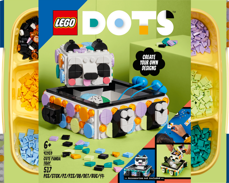 Конструктор LEGO® DOTS Ящик с милой пандой 41959 41959