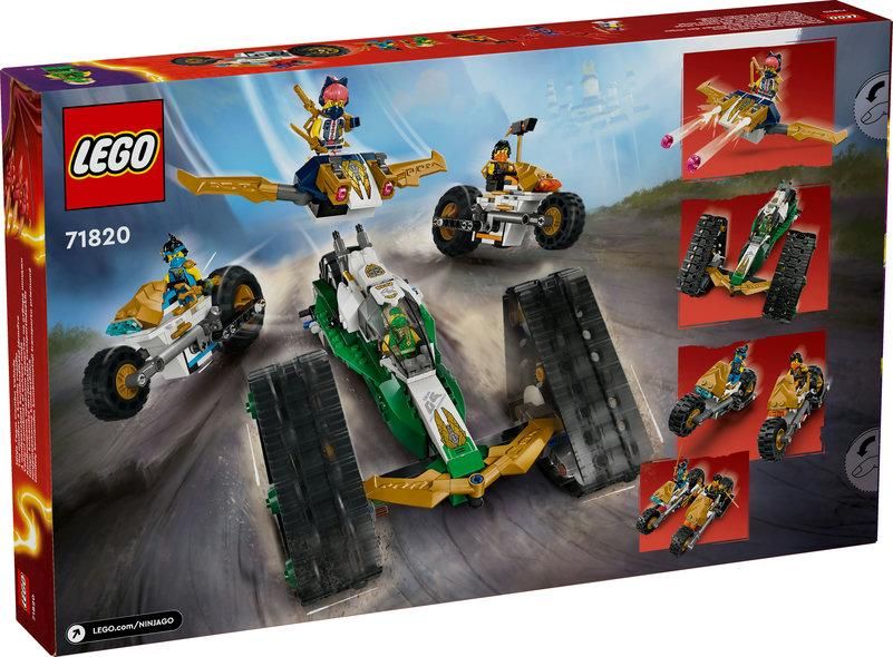 Конструктор LEGO® NINJAGO® Комби-автомобиль команды ниндзя 71820 71820