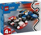 Конструктор LEGO&reg; City Автомобили для гонки F1&reg; команд Williams Racing и Haas F1&reg; 60464 60464
