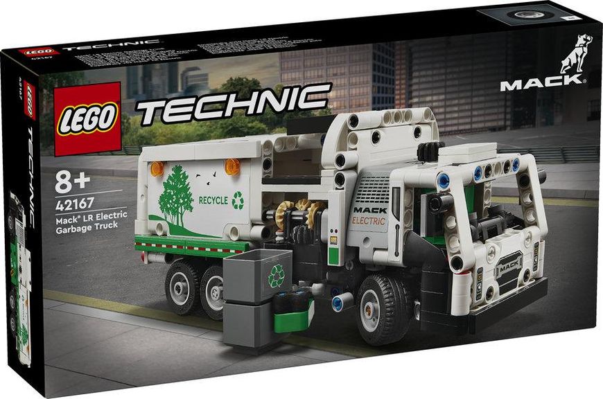 Конструктор LEGO® Technic Сміттєвоз Mack® LR Electric 42167 42167