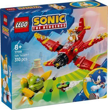 Конструктор LEGO&reg; Їжак Сонік Літак Тейлза &laquo;Торнадо-1&raquo; 77119 77119