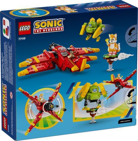 Конструктор LEGO&reg; Їжак Сонік Літак Тейлза &laquo;Торнадо-1&raquo; 77119 77119