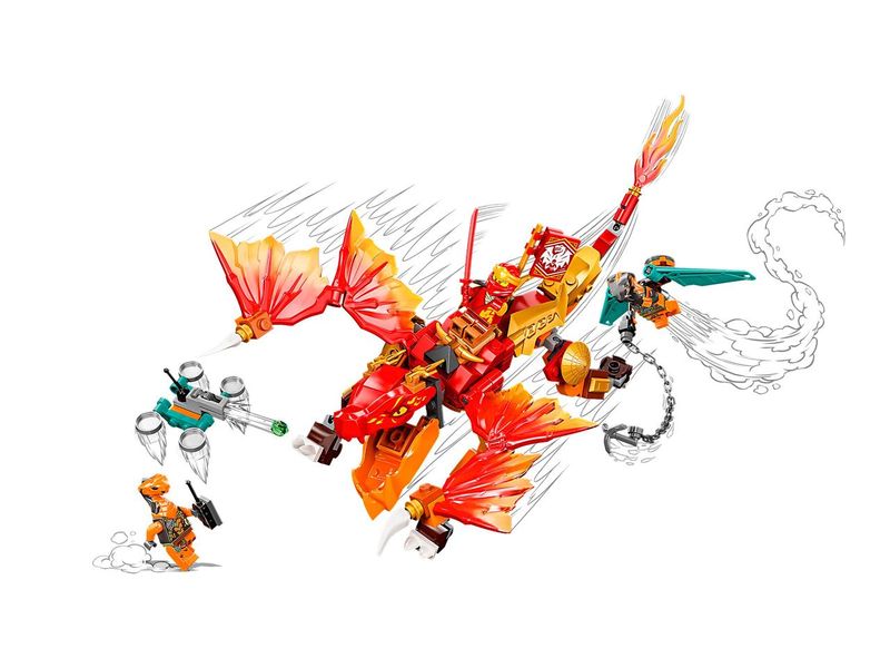 Конструктор LEGO 71762 Ninjago Вогняний дракон Кая EVO 71762