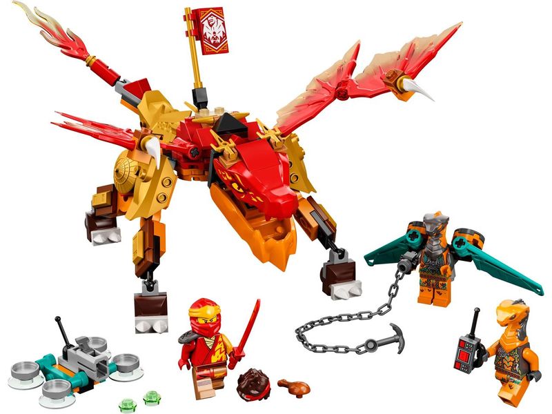 Конструктор LEGO 71762 Ninjago Вогняний дракон Кая EVO 71762