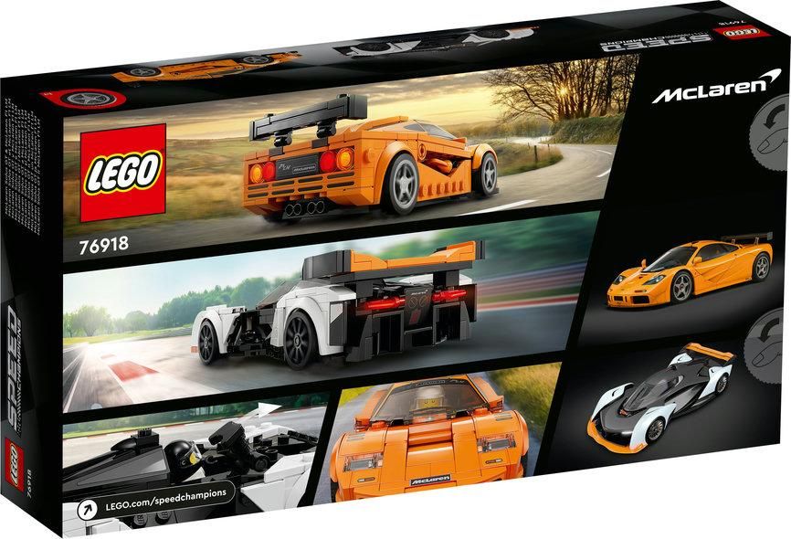 LEGO® Speed Champions McLaren Solus GT і McLaren F1 LM 76918 76918