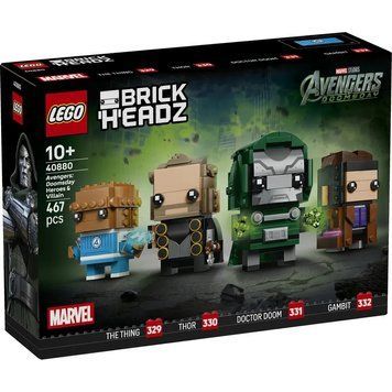 Конструктор LEGO&reg; BrickHeadz&trade; &laquo;Месники: Герої та лиходії Судного дня&raquo; 40880 40880 фото БрікСтор