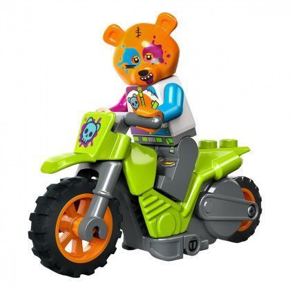 Конструктор LEGO&reg; LEGO City Каскадерский мотоцикл медведя 10 деталей (60356) 60356