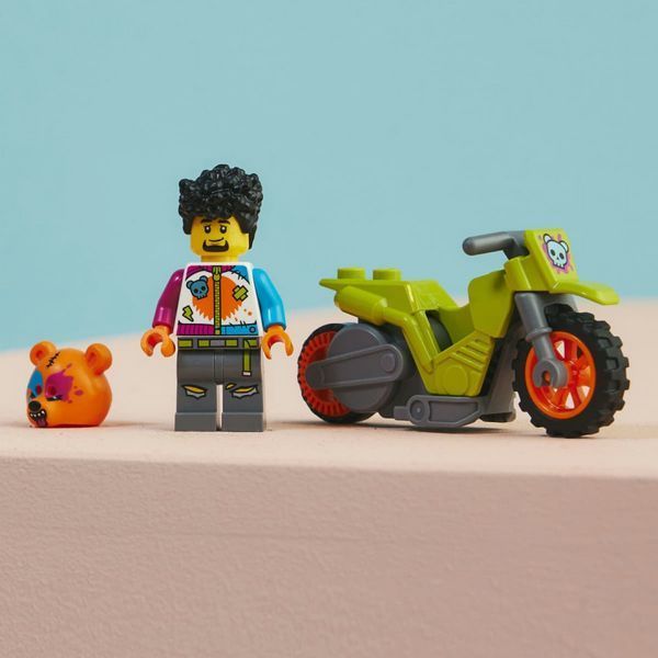 Конструктор LEGO&reg; LEGO City Каскадерский мотоцикл медведя 10 деталей (60356) 60356