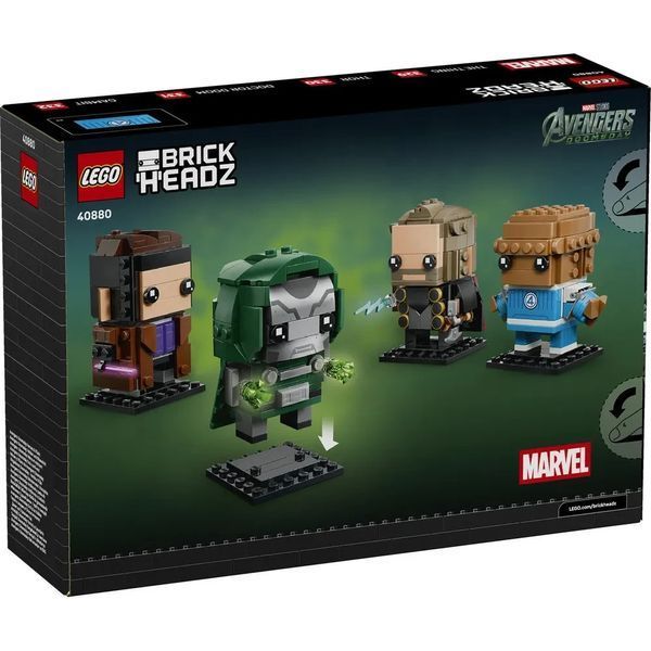 Конструктор LEGO&reg; BrickHeadz&trade; &laquo;Месники: Герої та лиходії Судного дня&raquo; 40880 40880 фото БрікСтор