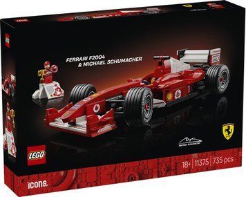 Конструктор LEGO&reg; Icons Ferrari F2004 и Michael Schumacher 11375 11375