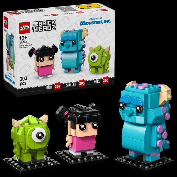 Конструктор LEGO&reg; BrickHeadz&trade; ǀ Disney і Pixar Фігурки Саллі, Майка й Бу 40861 40861 фото БрікСтор