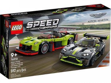 Конструктор Lego Speed ​​Champions Aston Martin Valkyrie AMR Pro та Aston Martin Vantage GT3 76910 76910