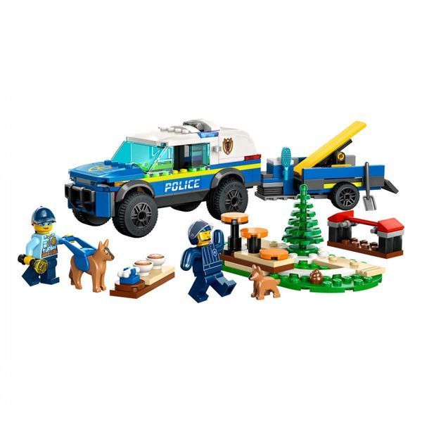 Конструктор LEGO&reg; LEGO City Мобильная площадка для дрессировки полицейских собак 197 деталей (60369) 60369
