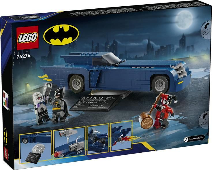 Конструктор LEGO® DC Batman™: Бетмен на бетмобілі проти Харлі Квін і Містера Фріза 76274 76274