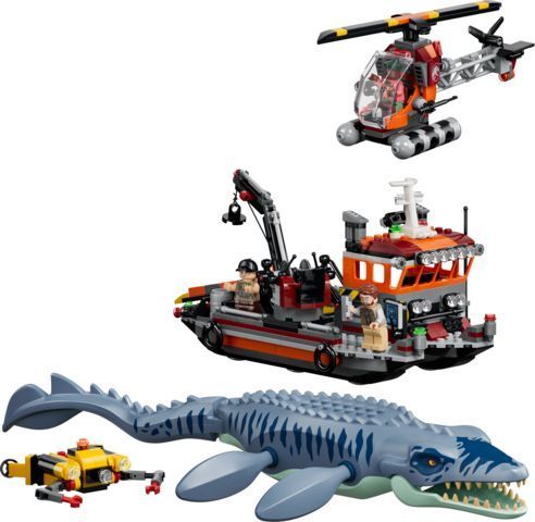 Конструктор LEGO&reg; Jurassic World Напад мозазавра на човен 77983 77983
