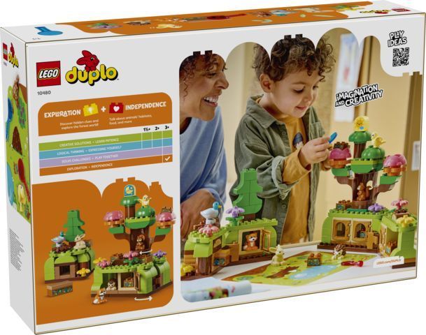 Конструктор LEGO&reg; DUPLO&reg; Ліс відкриттів із дикими тваринами 10480 10480