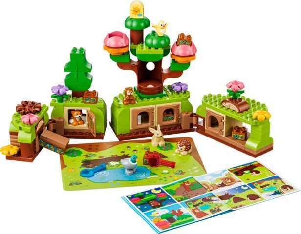 Конструктор LEGO&reg; DUPLO&reg; Ліс відкриттів із дикими тваринами 10480 10480