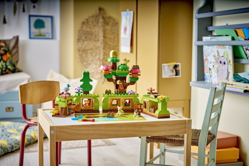 Конструктор LEGO&reg; DUPLO&reg; Ліс відкриттів із дикими тваринами 10480 10480