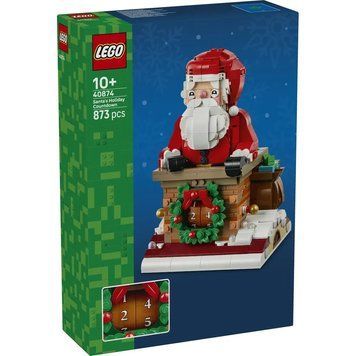 Конструктор LEGO&reg; Icons &laquo;Святковий відлік часу Санти&raquo; 40874 40874
