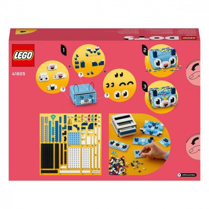 Конструктор LEGO® DOTS Креативний ящик «Тварини» 643 деталей (41805) 41805