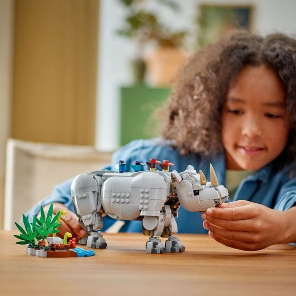 Конструктор LEGO Creator Дикі тварини: величний носоріг з птахами 31171 31171