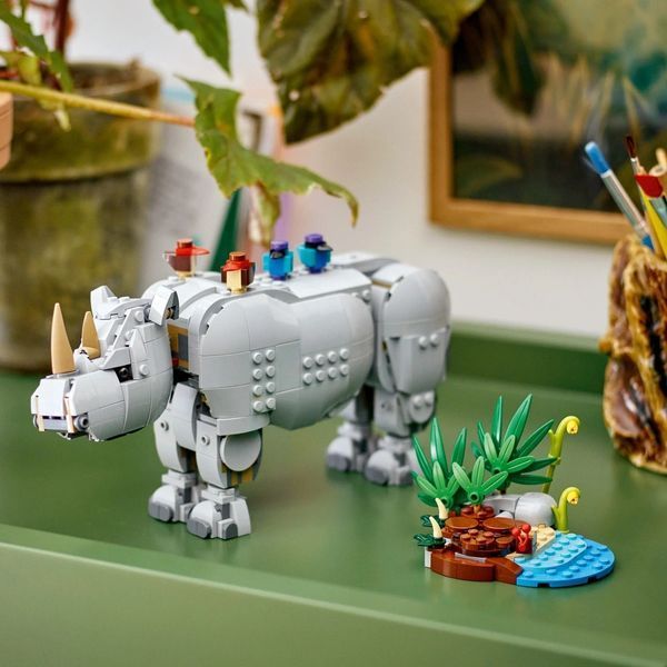 Конструктор LEGO Creator Дикі тварини: величний носоріг з птахами 31171 31171
