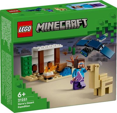 Конструктор LEGO® Minecraft® Експедиція Стіва в пустелю 21251 21251