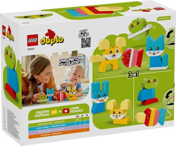 Конструктор LEGO DUPLO Волшебные творческие домашние любимцы 3 в 1 10477 10477