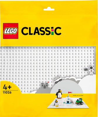 Конструктор LEGO Classic Белая базовая пластина 1 деталь 11026 11026